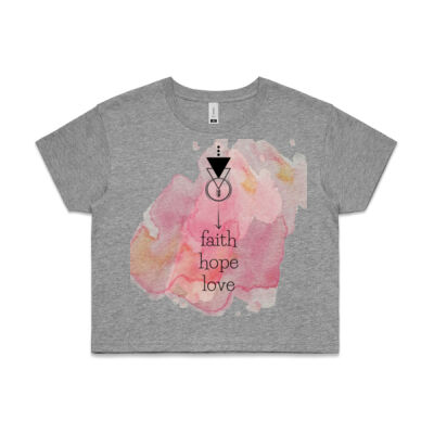 Faith | Hope | Love - Women's Cropped Tee Thumbnail