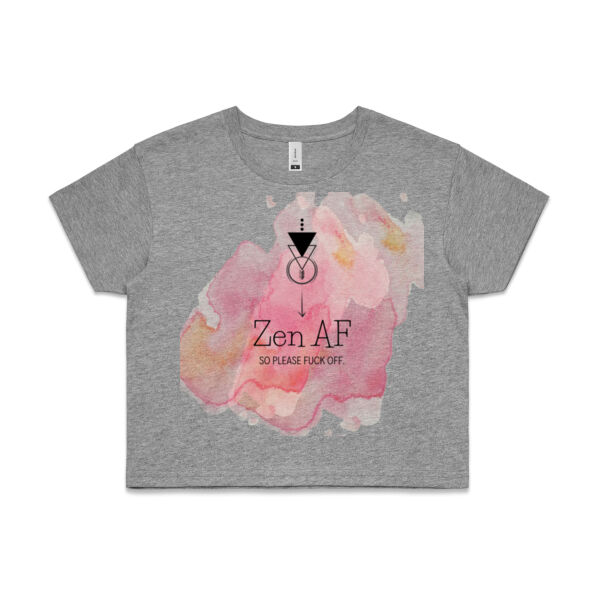 Zen AF - Women's Cropped Tee Thumbnail